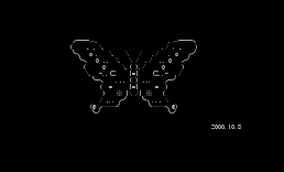 ﻿buttlefly(个人第一个ascii)