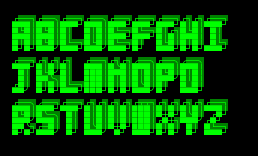 大写字体2