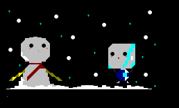 雪人与冰块